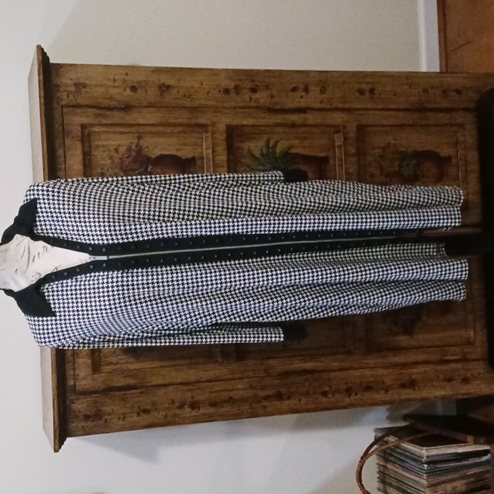 Black/White Houndstooth Dress